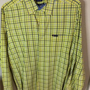 CHAPS “Easy Care” - Men’s Plaid Dress Shirt - Size L/G - EUC